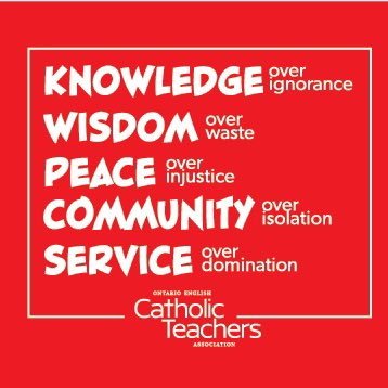 We are the Windsor Essex Secondary Unit of OECTA. We represent high school teachers in Essex County, who teach in Catholic schools.