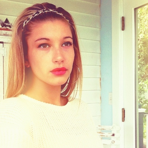 Hi, I'm Hailey Baldwin...Actress and dancer... Chillin... You know...