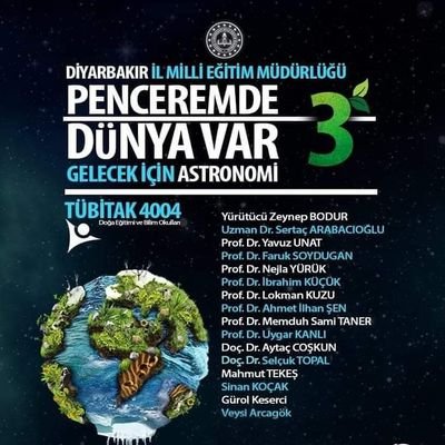 TÜBİTAK 4004 Doğa ve Bilim Okulları Programı 122B750 nolu Penceremde Dünya Var 3 adlı projenin sosyal medya hesabıdır.
https://t.co/JnqiCnP95t