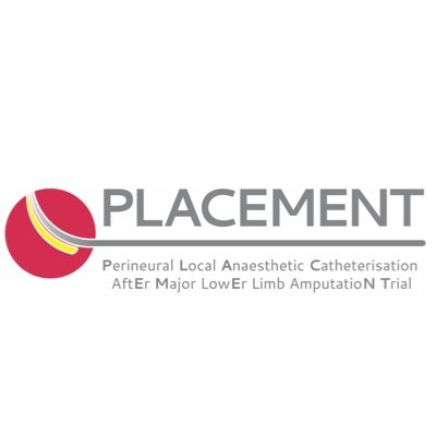 PLACEMENT evaluates clinical & cost-effectiveness of a perineural local anesthetic catheter on post-op outcomes after major lower limb amputation @CTRCardiffUni