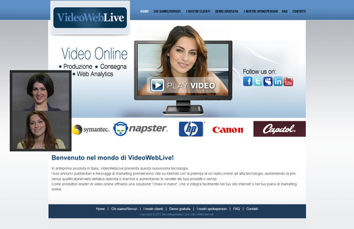 VideoWebLive's profile picture. Servizi avanzati di #video #web #marketing, #spokesperson video. Prima azienda in Italia.