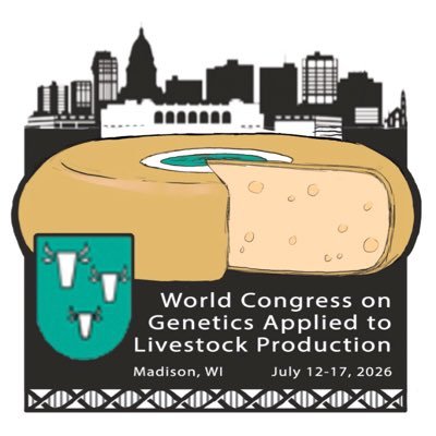 Official account for the World Congress of Genetics Applied to Livestock Production July 12-17, 2026 in Madison, Wisconsin, United States of America