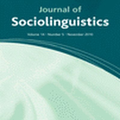 Publishes leading research on language and society. Follow us for info on new articles, theme issues, dialogues and more. EIC: S. Pietikäinen and V. Zavala