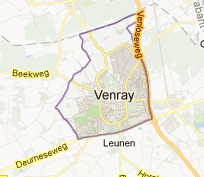 Venray bestaat uit de kern en 10 kerkdorpen en ligt in een landschappelijk fraai gebied tussen Venlo, Nijmegen, Eindhoven en Duitse Grens.