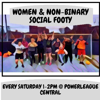 Women & non-binary social football. Every Saturday, 1-2pm. Collab @YorksStPauli & @Republica_FC part of #FootballForAll. All welcome! 07720963405