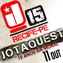 Twitter Oficial do evento da Turnê de 15 anos do Jota Quest em Recife-PE. Uma festa exclusiva e Open Bar realizada no dia 11/Out.