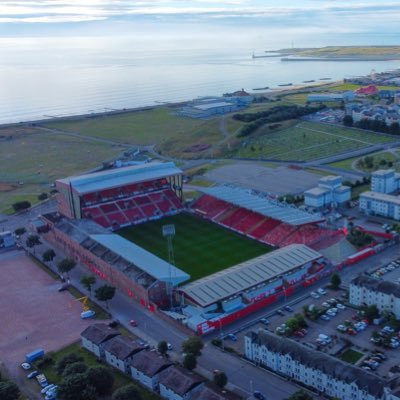 Photographic prints of aerial shots taken of sporting locations across Scotland.