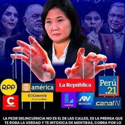 YoSiMeLlamoPeru's profile picture. Yo Soy La CALLE, Soy una de tantas peruanas que sale a marchar cuando ve la democracia en peligro,y a todos los que teeruqueen les diré lo que son : NARCOS