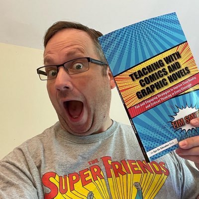 Eisner nominated author. Keynoter. Presenter at comic cons, inservices, & teacher workshops. (opinions mine) #TeachingWithComics He/Him