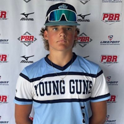 Clearview 2025 |6’0 185lbs| |2B/OF/P| |SJ Young Guns| | Exit-velo 91| | POS-velo 86| |60-6.9| | tdell1927@gmail.com |