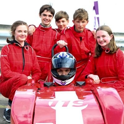 ChainreactionGP. Team, based at Chipping Sodbury School, 11 to 16 year olds, design, build and race an F24 electric race car in the Greenpower series.