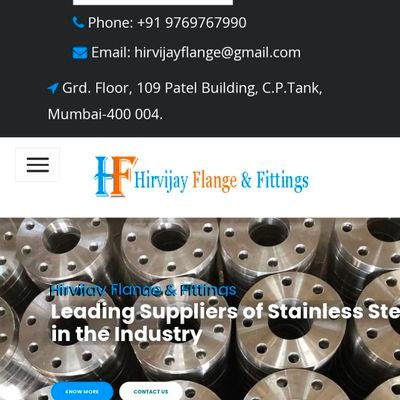 Hrivijay Flanges & Fittings, We take profound pleasure to introduce ourselves as Manufacturers, Suppliers & Exporters of Stainless Steel Flanges and Fittings