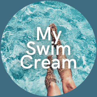 My Swim Cream - designed to protect swimmer's skin for up to 4 hours in the water. Ideal for swimming teachers, athletes, anyone in the pool for hours on end!