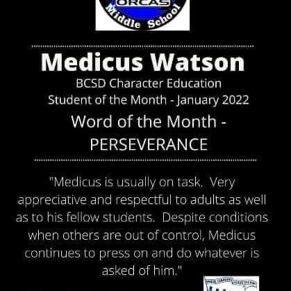 Hi My Name Is Medicus Watson I'm A Editor , Writer, and I'm running For president for my grade Be Safe and stay humble