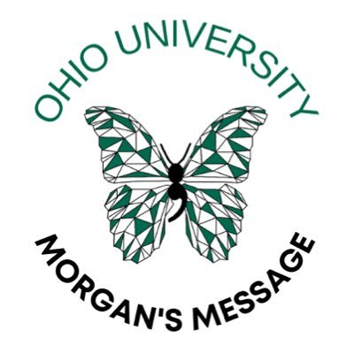 Ohio University’s chapter of @morgansmessage Taking a shot at mental health 🦋💚