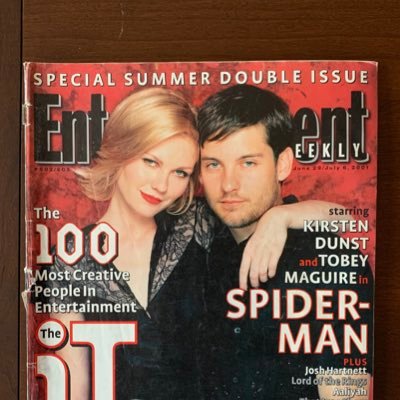 EW2000s's profile picture. Going through my collection of Entertainment Weekly magazines from 2001-08, one issue and one page at a time. (run by @jonathanmb32)