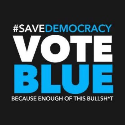 #WokeAF 💙 Check that you are registered to VOTE at https://t.co/uLObGsyk6w  - Spread the message 💙 !!! VOTE !!! 💙