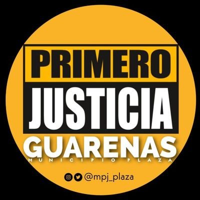 • Cuenta oficial de @Pr1meroJusticia en #Guarenas, municipio Ambrosio Plaza del estado #Miranda
.
#HazteEscuchar
.
#GuarenasTeQueremosBien