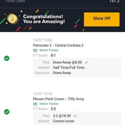 welcome to king football Betting platform we are dealing with 100% fixed match, via payment after winning dm let win together your winning is our priority