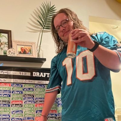 Fantasy football enthusiast and film/stat junkie. I have a lot of really bad takes but they're fun! Dolphins diehard and Trey Lance truther. Part-time blogger