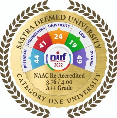 Category I Institution. Accredited by NAAC with A++ grade & score of 3.76/4.00.