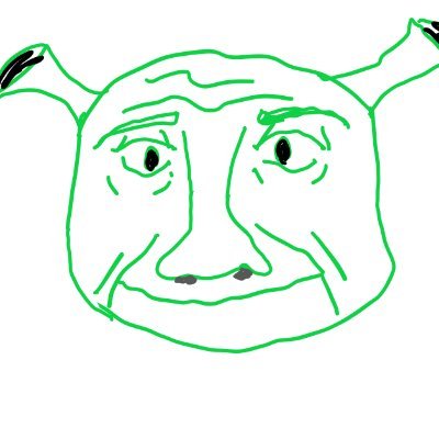 I made my own profile picture and it is Shrek.