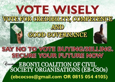 A coalition of over 40 credible civil society organisations in Ebonyi State, committed to promoting Sustainable Developmental Goals (SDG).