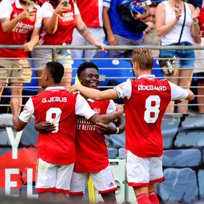 @arsenal. Ødegaard. smith rowe. saka 🤍 dont take my tweets serious i own you🤡🤡