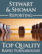 StewartShoman's profile picture. Stewart & Shoman Reporting is a full service court reporting agency.  Member of NCRA & FCRA.  We travel throughout the 14th Circuit
