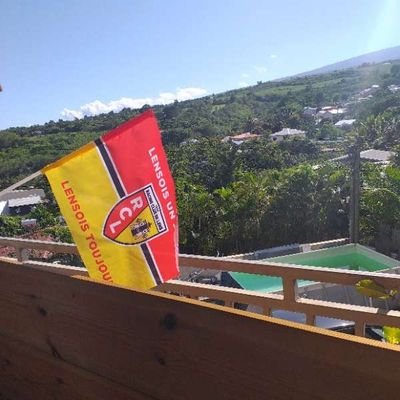 supporters lensois sur l île de la Réunion
