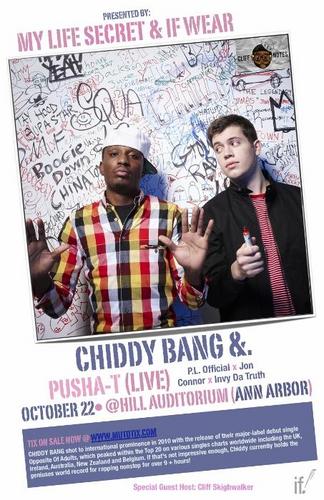 ChiddyBangAA's profile picture. Chiddy Bang and Pusha T are invading Ann Arbor, Michigan on October 22nd. Buy your tickets at https://t.co/y9eqvfJfpo