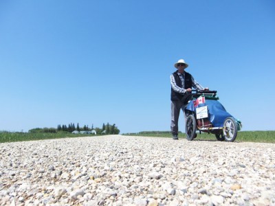 Jean Beliveau is about to finish his World Wide Walk for Peace for Childrens: 75,543 km for 11 years in 64 countries!