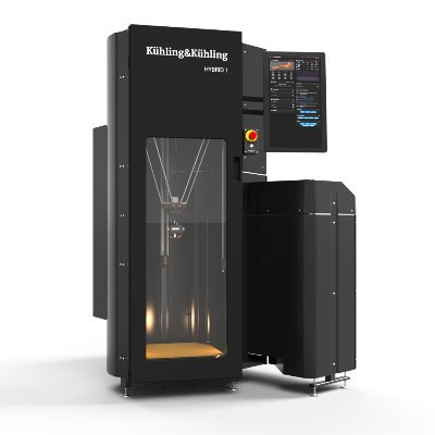 Kühling&Kühling - Hersteller des HYBRID 1 3D-Druckers mit Werkzeugwechsler