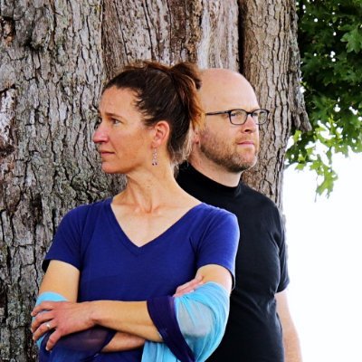 Contemporary folk Americana singer-songwriter duo Clymer & Kurtz textures harmonies, agile and inventive guitar playing, piano, and occasional percussion.
