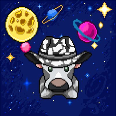 GMoo'ning! 🐮👋
We are the @Moo_nCrew!  🐮
A multi-chain collection coming to your favorite blockchain.
Turn on 🔔
WLs for #Solana soon!