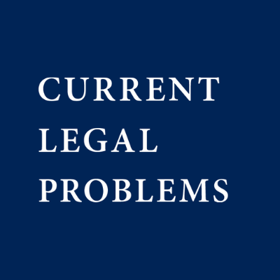 The Current Legal Problems (CLP) annual volume is published by @OUPLaw on behalf @UCLLaws, and features current legal issues.