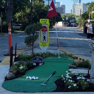 Austin's newest, tiniest, statistically safest and cleanest park.