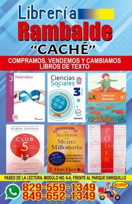 rambaldevalver's profile picture. Libreria  Rambalde con los mejores precios calle caracas casi esquina Duarte paseo de la lectura modulo 6A