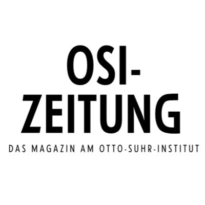 Das Magazin am Otto-Suhr-Institut der @FU_Berlin