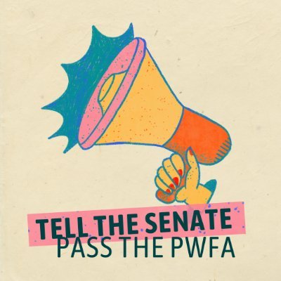 We are an advocacy campaign focused on getting senate leadership to vote on, and pass the Pregnant Workers Fairness Act