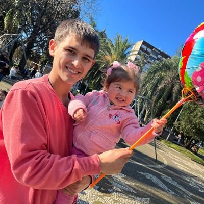 padre de una hermosa niña