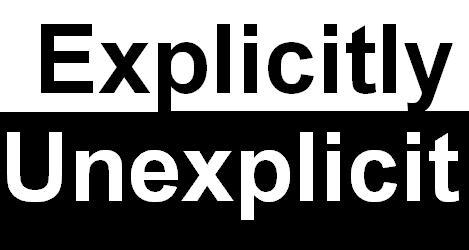 ExUnexplicit's profile picture. A page to start a campaign and revolution in music trying to make it so songs which glamorise drugs and sex in an explicit way aren't played.