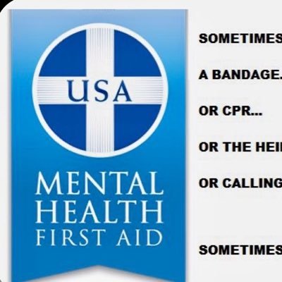 Mental Health First Aid is a skills-based training course that teaches participants about mental health and substance-use issues.