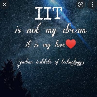 IITianFawaz007's profile picture. Mission IIT JEE MAIN AND ADVANCED.
Mission AIR 1. Mission IIT Bombay.