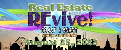 Real Estate REvive live streams coast 2 coast on Thursday, August 25th, 2022 from 9am - 3pm PST!