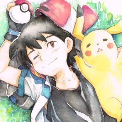 daily content of world champion ash ketchum from pallet town ⚡️ pfp and header by shizue kaneko