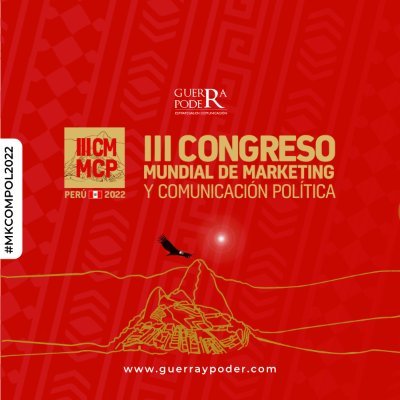 Evento anual que congreso los más grandes ponentes de la #ComPol