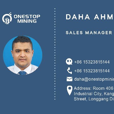 DahaOnestep's profile picture. Professional Miner Seller/ Professional Proveedor Máquina para minar Whatsapp & Wechat：
واتس أب 
+8615528332204
 موردون معتمدون لاجهزة تعدين العملات الرقمية