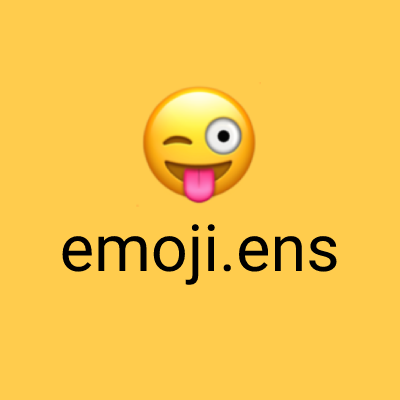 ENSEmojiSales's profile picture. ENS Emoji Sales tracks ENS domain name sales consisting of ONLY emojis on opensea (0.1 ETH and over). Have a listing? DM me! @ENSNumberSales @ENSLuxurySales