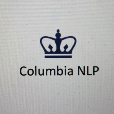 Natural language processing group at Columbia University. @Zhou_Yu_AI, Kathleen McKeown, Julia Hirschberg, Smaranda Muresan, @dnlbauer